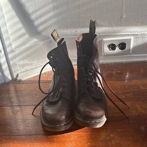 Dark Maroon Dr. Martens